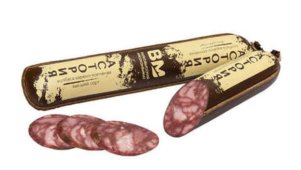 Колбаса варено-копченая "Сервелат Астория" Волковысский МК