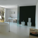 Биде AXA Atmosfere 138 приставное белое 2302001