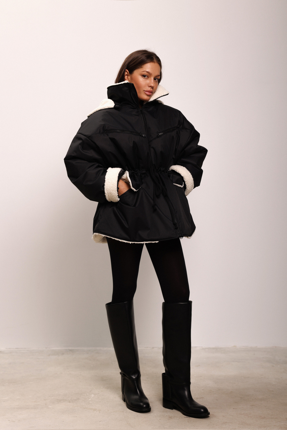 Парка утепленная