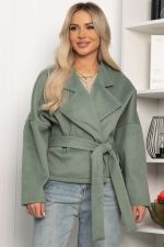 Пальто укороченное Хайт (фисташка) Б14339-7М LT Collection