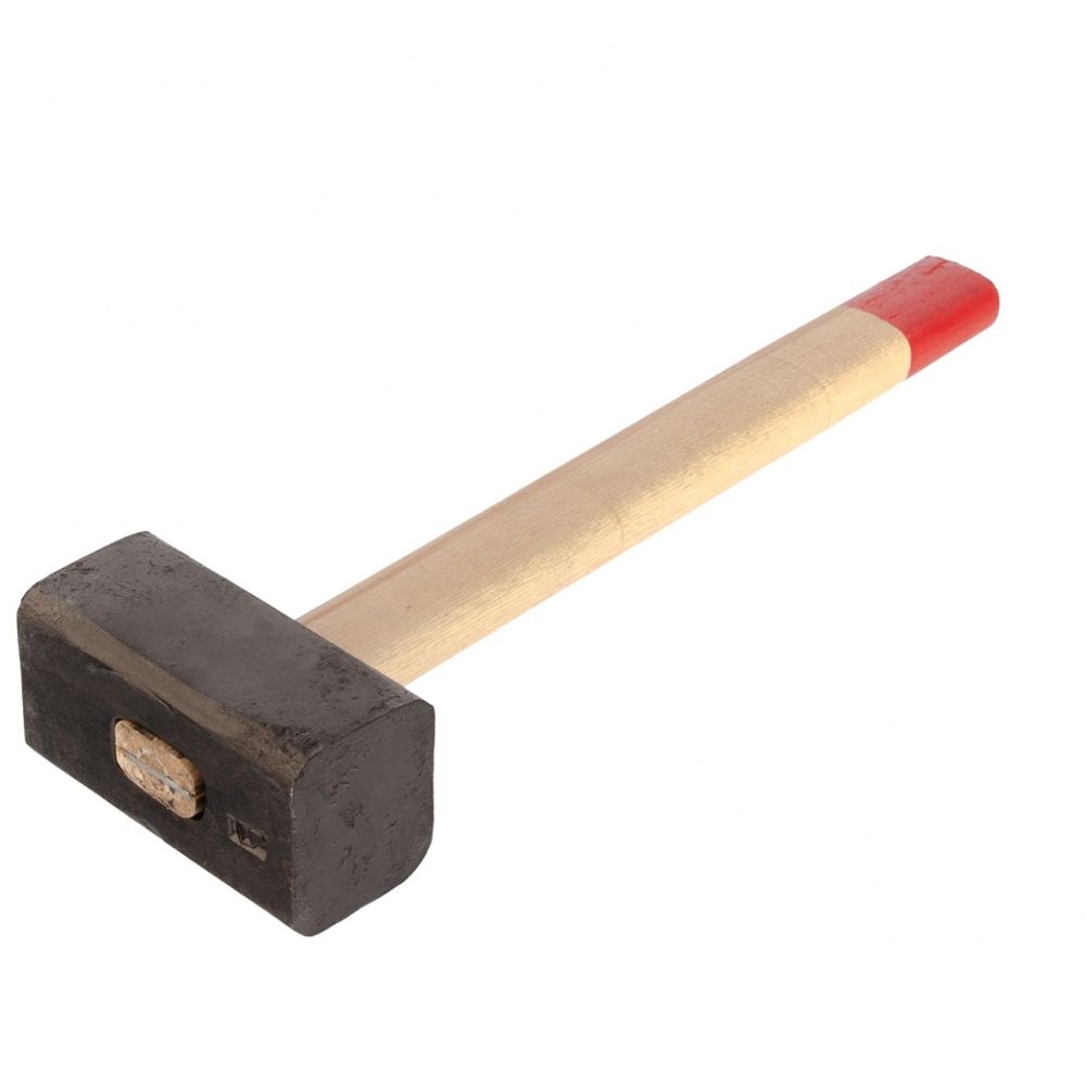 Кувалда, 3000 г, кованая головка, деревянная рукоятка 380 мм, Сибртех, 10953