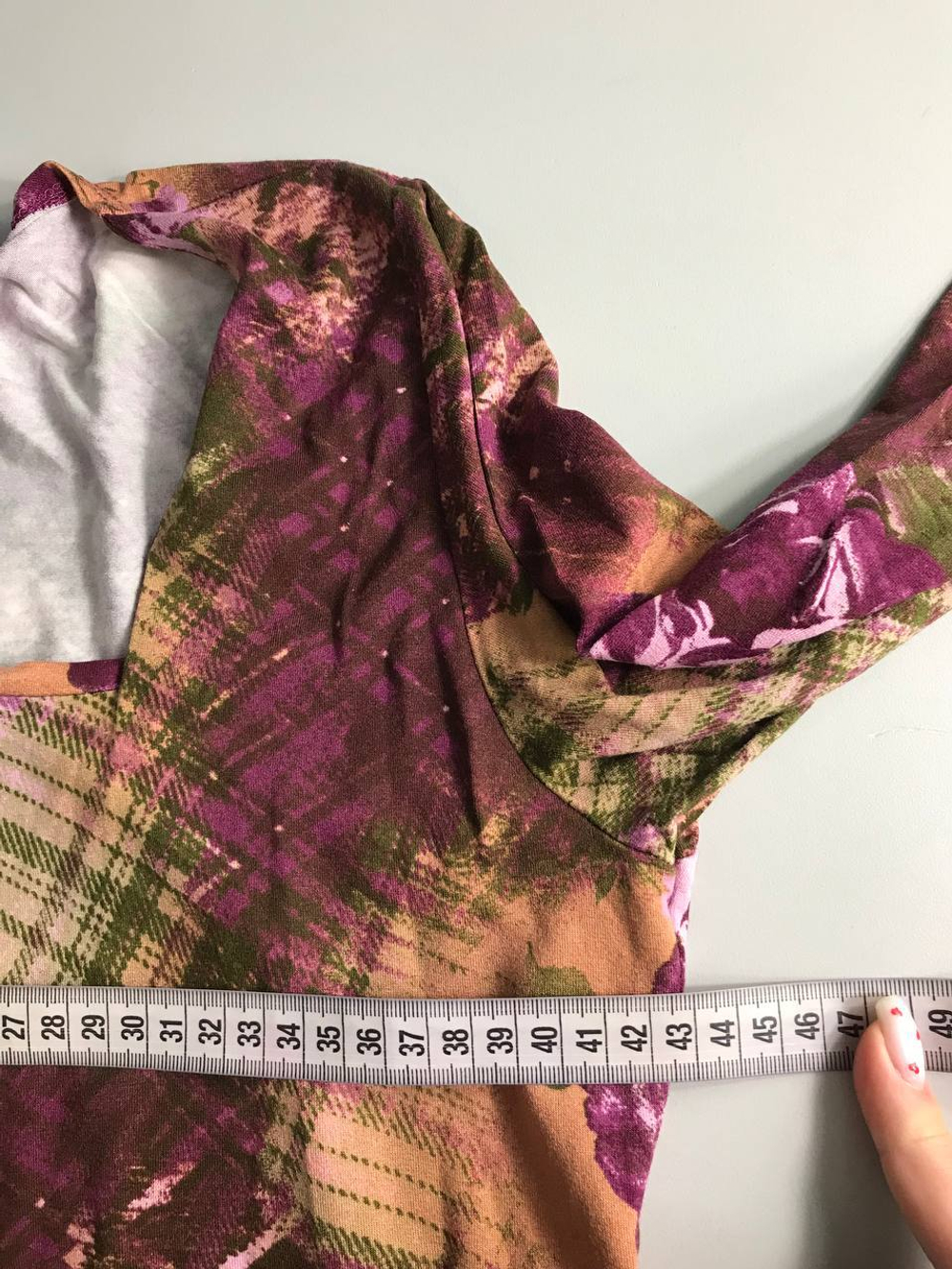 Лонг Perfotto из вискозы в осенних оттенках 46 размер