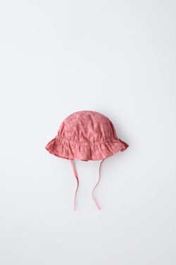 ZARA ПАНАМА СО ШВЕЙЦАРСКОЙ ВЫШИВКОЙ, ЦВЕТ ФУКСИИ