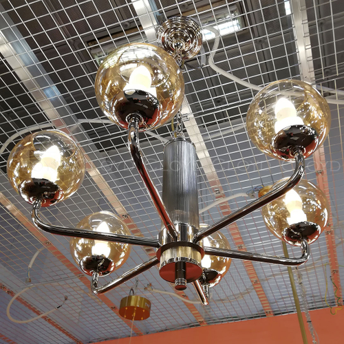 Люстра Cloyd HARMIN C6 / Ø70 см - никель (арт.10131)