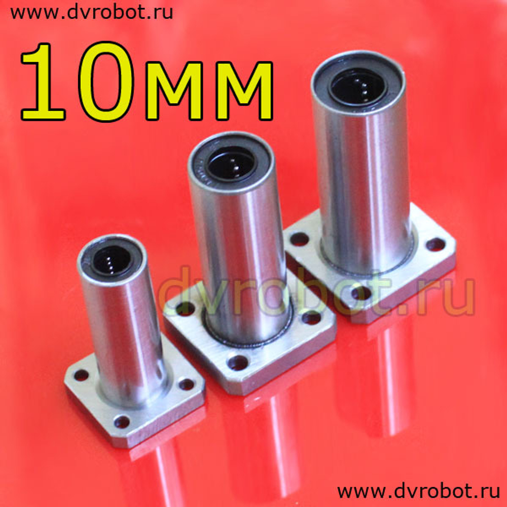 Фланцевый линейный подшипник LMK10LUU - 10 мм