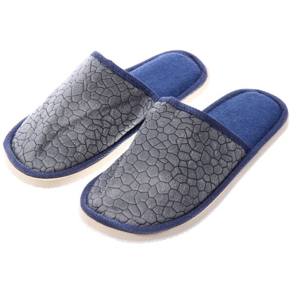 Тапочки домашние женские «Классика», цвет синий, 40-41р (маломерки)