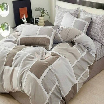 Комплект постельного белья "О. GRAFICO", сатин, 100% хлопок. Пододеяльник и наволочки на молнии!!!