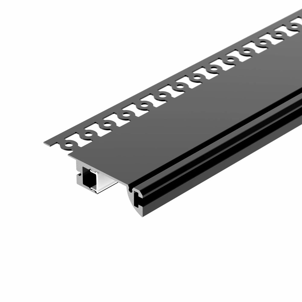 Профиль PLINTUS-FANTOM-L-2000 BLACK (Arlight, Алюминий) 041213