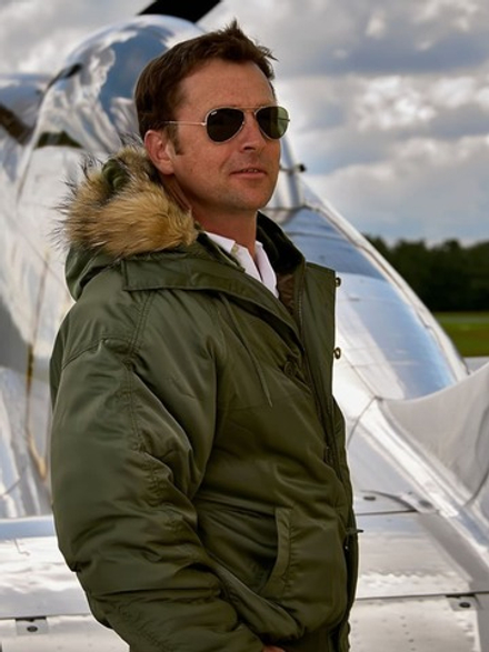 Куртка Мужская Alpha N-2B Flight Jacket (оливковая -S.green)