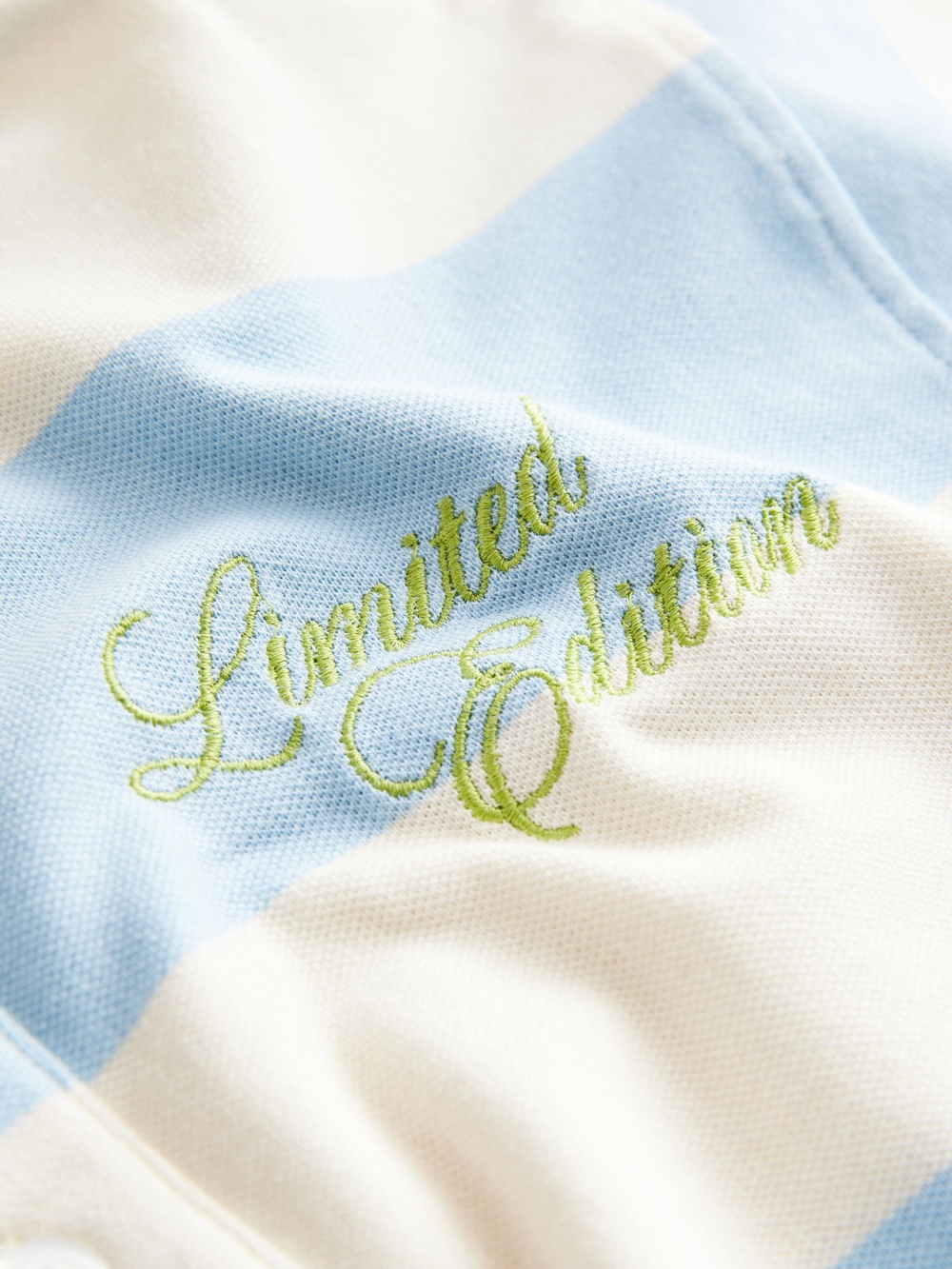 Поло для мальчика Next E45-618, Молочный, Голубой