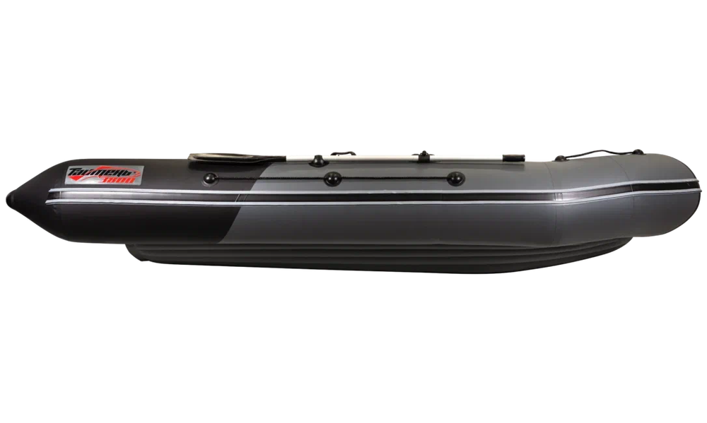 Лодка ПВХ Мастер Лодок Таймень NX3800НДНД Pro Графит / Чёрный