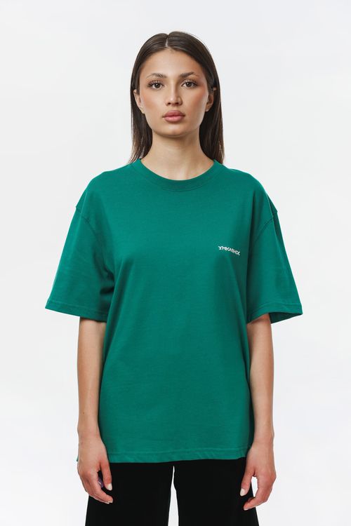 Футболка 8-bit outline зеленая