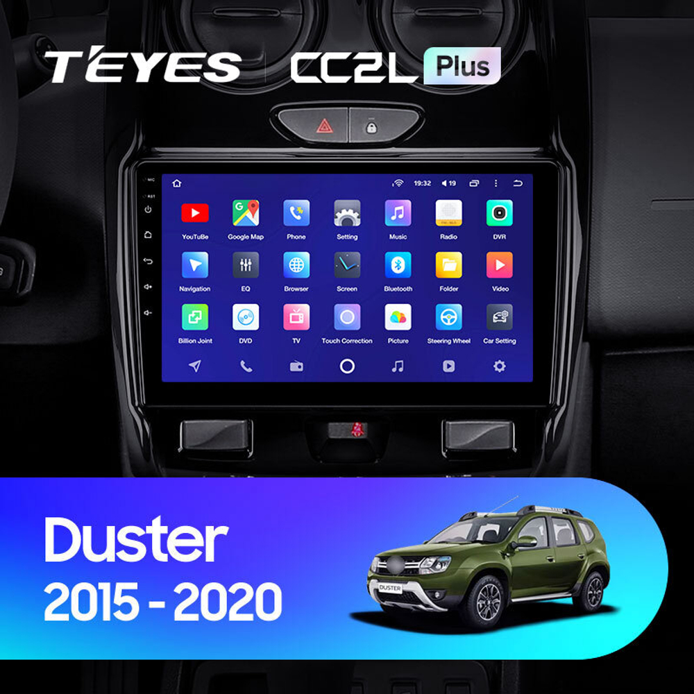 Teyes CC2L Plus 9" для Renault Duster, LADA Largus 2015-2021