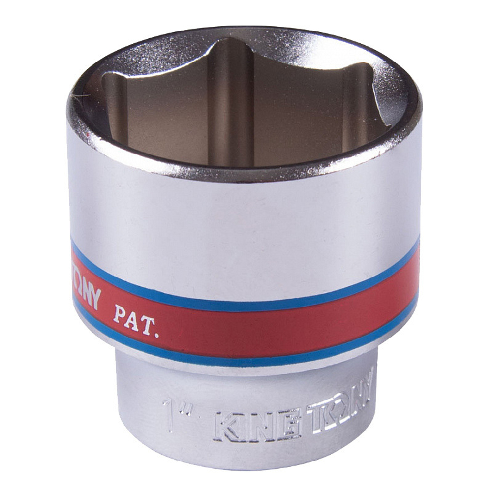 KING TONY (333532S) Головка торцевая стандартная шестигранная 3/8", дюймовая 1"