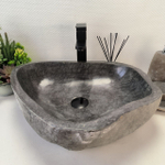 Раковина из речного камня RS63347 (51*44*16) 0123