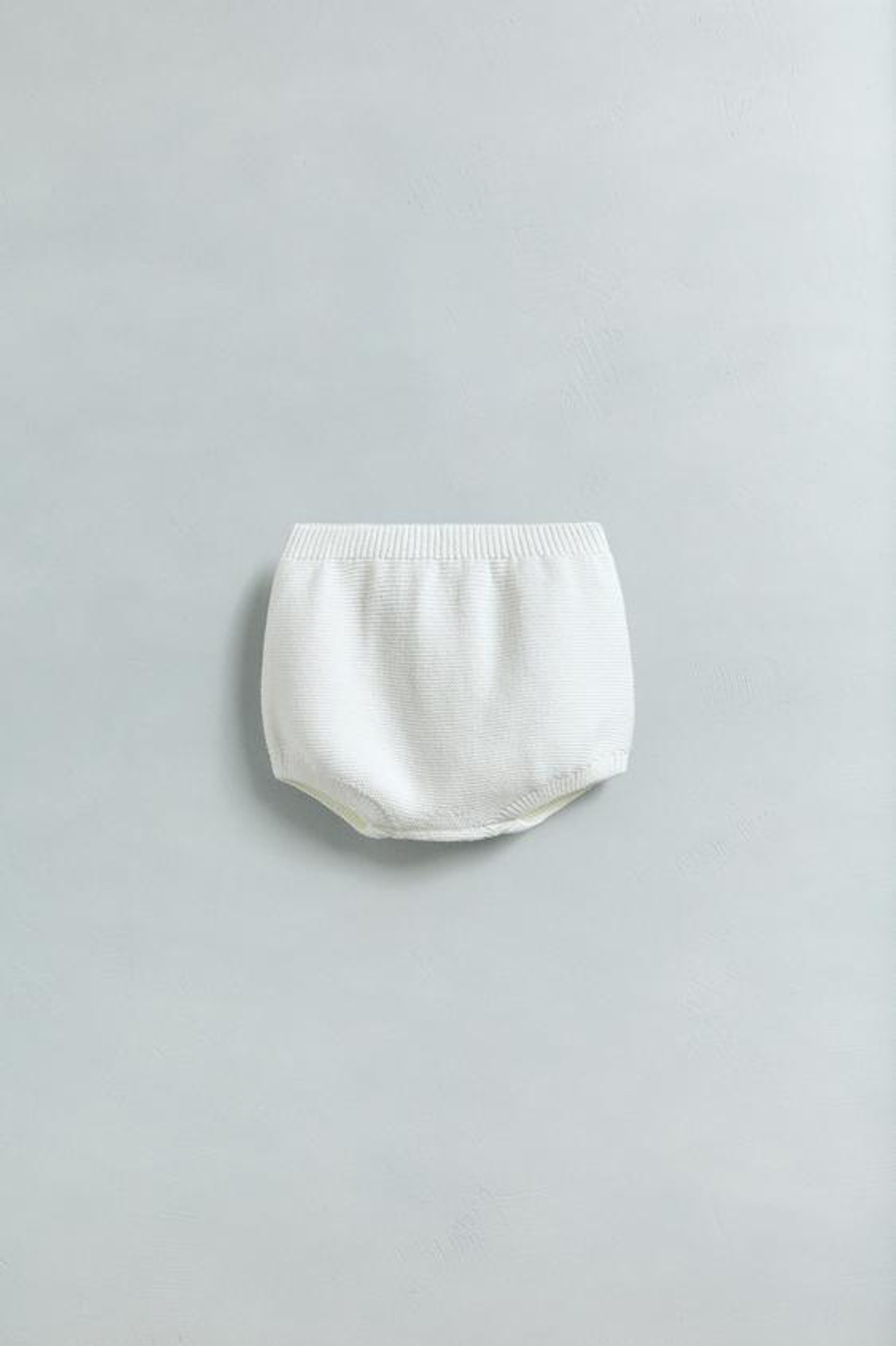 ZARA ТРИКОТАЖНЫЕ ТРУСЫ, СВЕТЛЫЙ ЭКРЮ