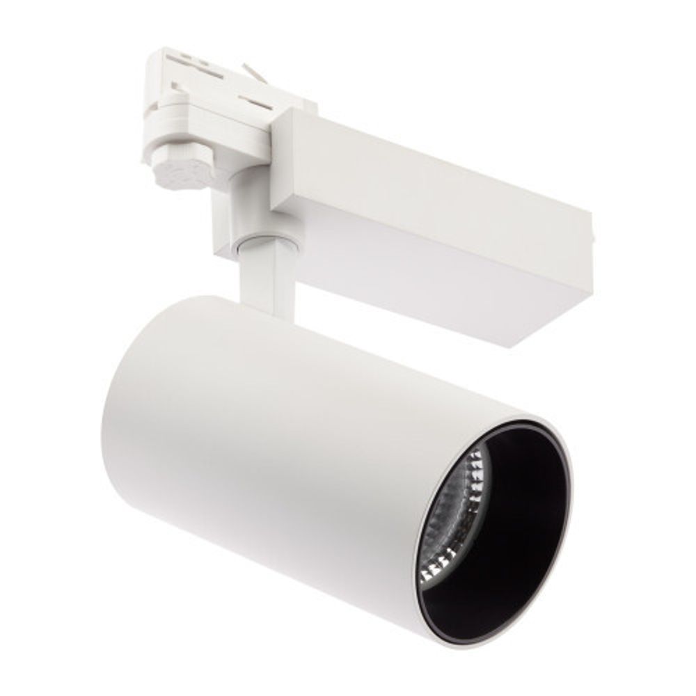 Трековый светильник трехфазный ЭРА SТR-30-36-40K-W40 узкий луч 4000K белый