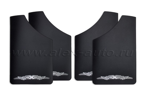 Брызговик универс. SPARGO малый XXX (4 шт) черный 22*37 (SPARGO)