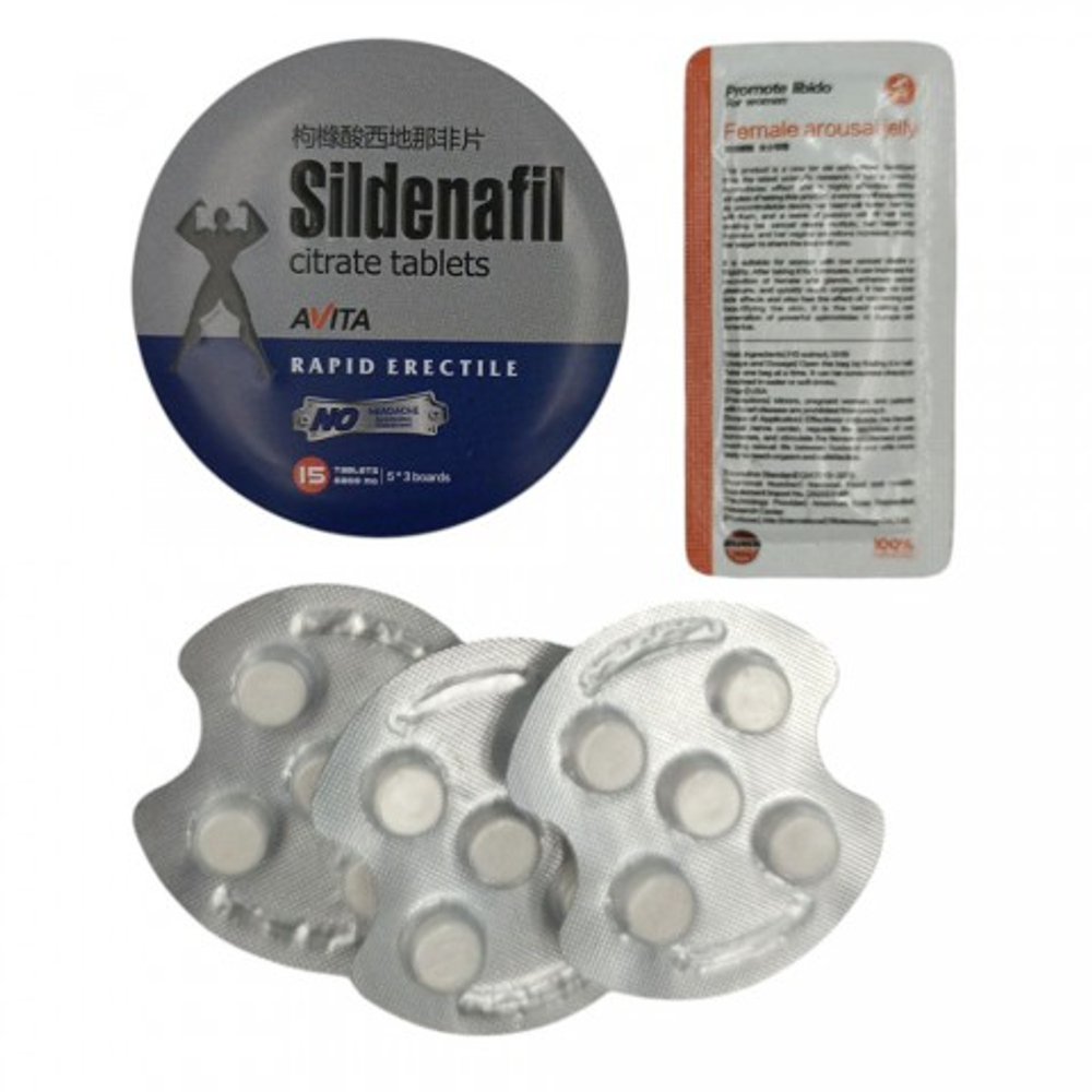 Возбуждющее средство Sildenafil для мужчин, 15 таб.
