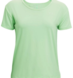 Женская теннисная футболка Under Armour Rush Energy Core W - зеленый