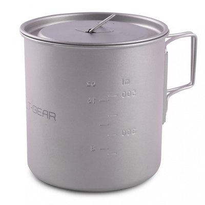 Кружкa с крышкой титановая T-Gear Titanium Mug With Lid 700