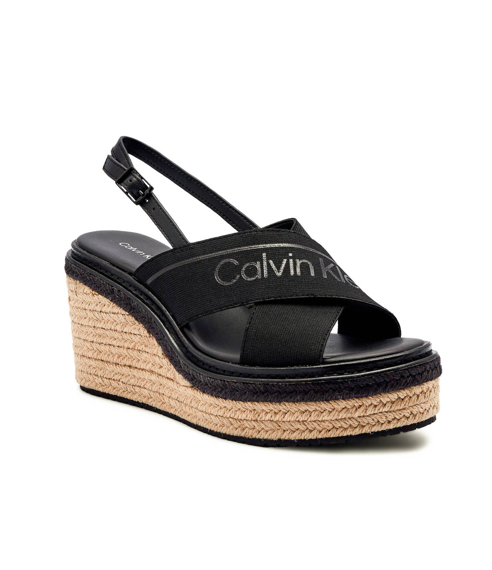 Босоножки на платформе Calvin Klein - черный(HW0HW01965)