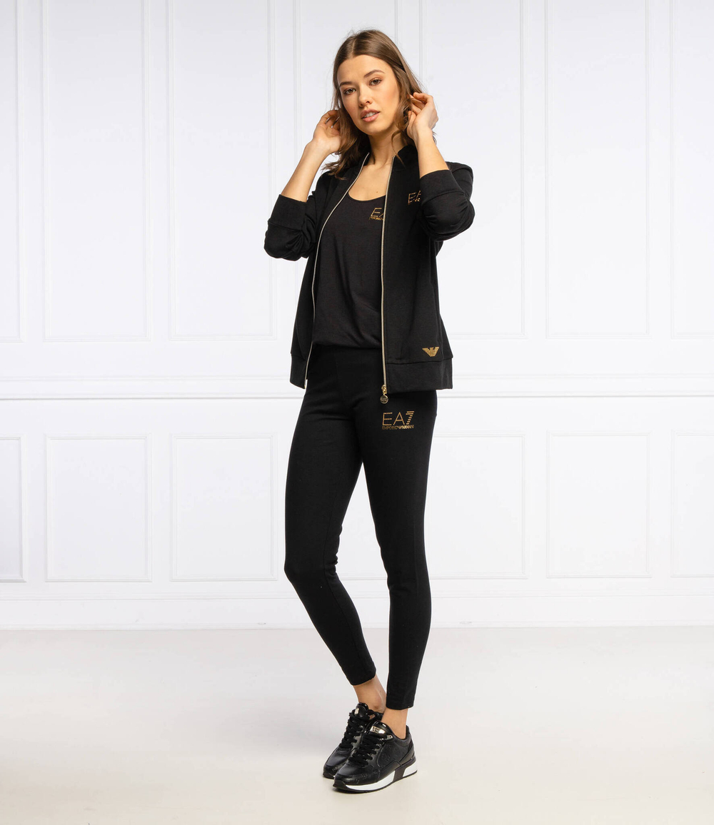 леггинсы EA7 - черный(8NTP82 TJ01Z)