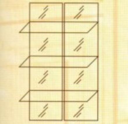 №140, 141. Зеркальные полки