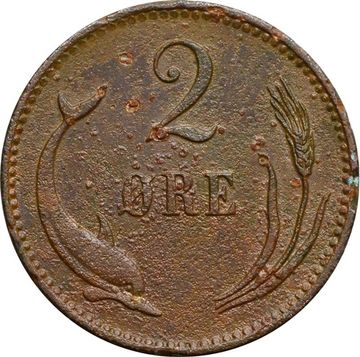 2 эре 1874-1906 Дания