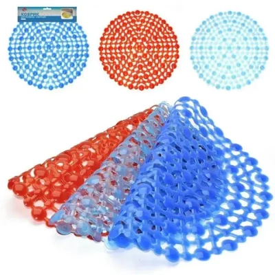 Коврик д/раковины Ажурный (кругл) d29см 5 цв. МГ76-57