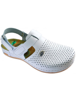 Тапочки-сабо Леон 951 женские на липучках, черные, 37