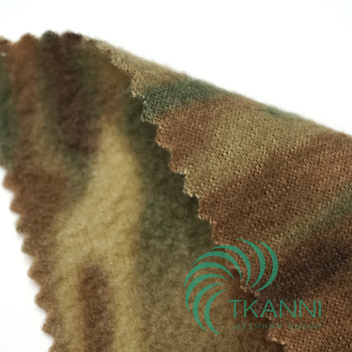 Ткань Флис Камуфляж Мультикам 260