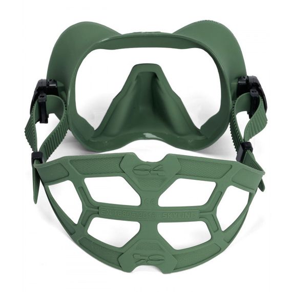 Маска C4 Carbon Skyline Antifog green