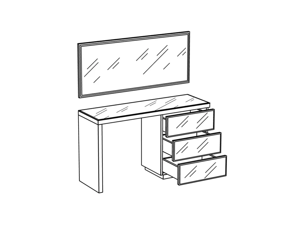 Туалетный столик Kristal