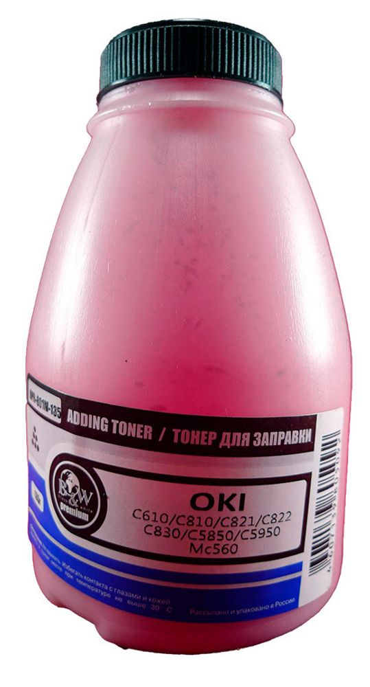 Тонер OKI C610/C810/C821/C822/C830/C5850 Magenta (Tomoegawa) фас. Россия 135г