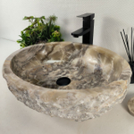 Раковина из оникса Erozy Grey EO-64597 53*42*16 0183