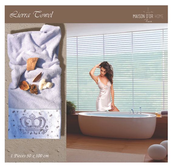 Набор полотенец LIERRA  ЛИЕРА 3пр 30х50 50х100 и 75х150 Maison Dor Турция