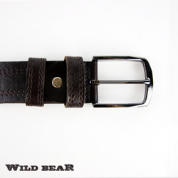 Ремень WILD BEAR RM-004f Brown Premium