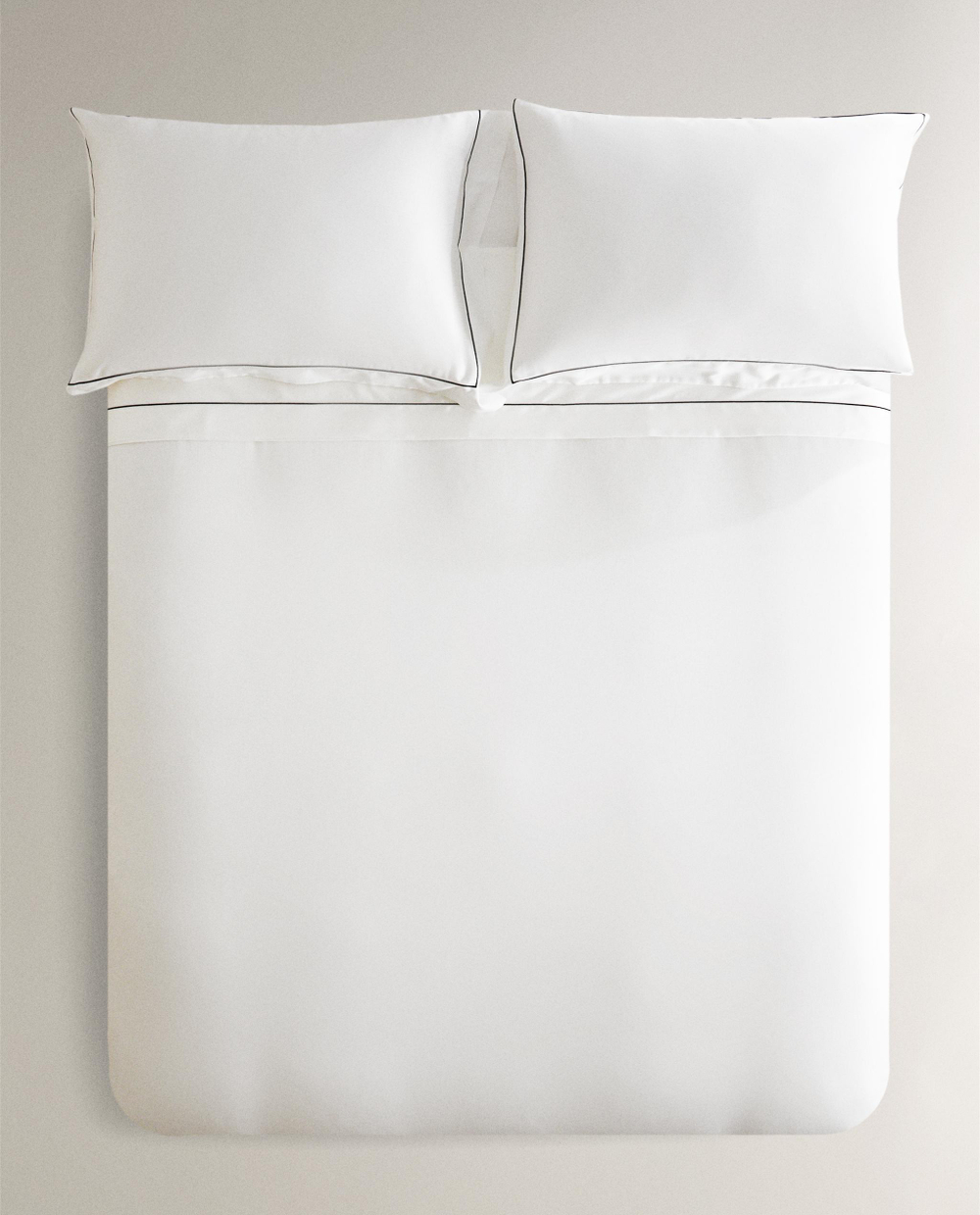 Пододеяльник Zara Home сатин, хлопок 100%, однотонный, 5138/088