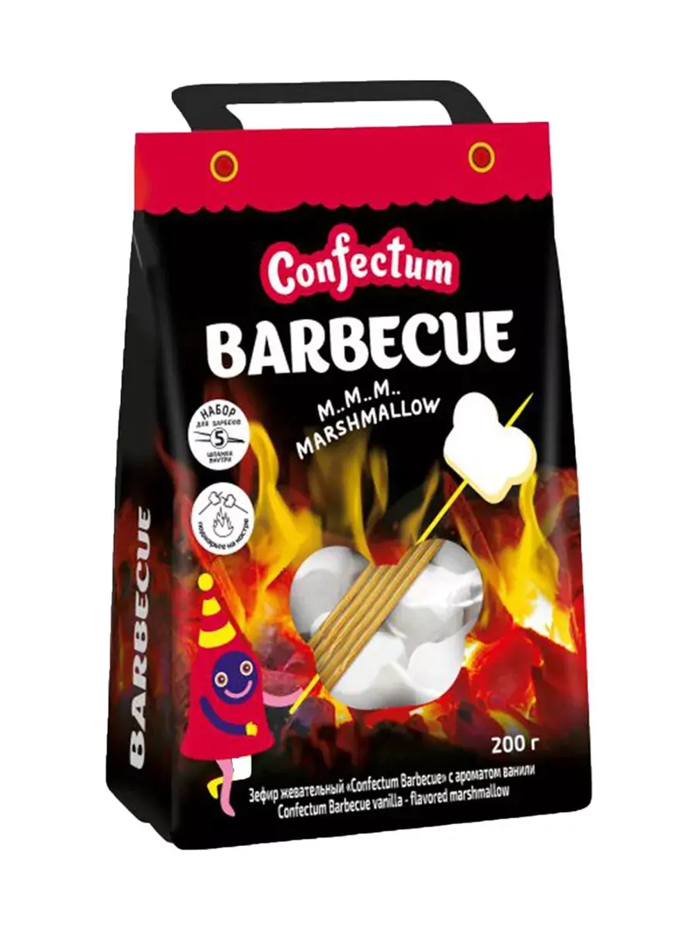 Набор Маршмеллоу "Барбекю" на шпажках 200г и Капучино 216г