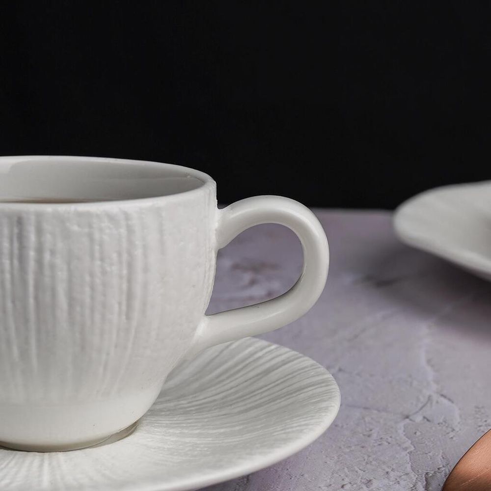 Чашка 95 мл кофейная d 6,5 см h5,3 см Frost White Moon P.L. Proff Cuisine [6]