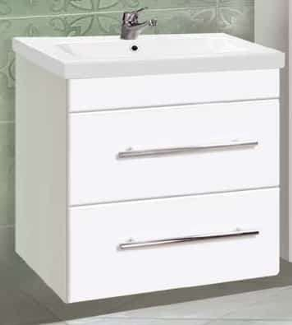 Тумба "VAKO COMO 800" релинг 2 ящика подвесная 13184