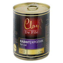 Clan De File Консервы для кошек (кролик)