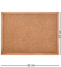 AMB-51/56 Картина «Французские бульдоги» (с янтарной крошкой) дер.рамка 21х30