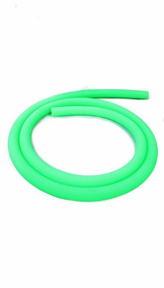 Silicone hookah hose Soft Touch Light Green