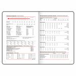 Ежедневник недатированный А5 (138х213 мм), BRAUBERG VISTA, под кожу, гибкий, 136 л., "Foliage", 112020