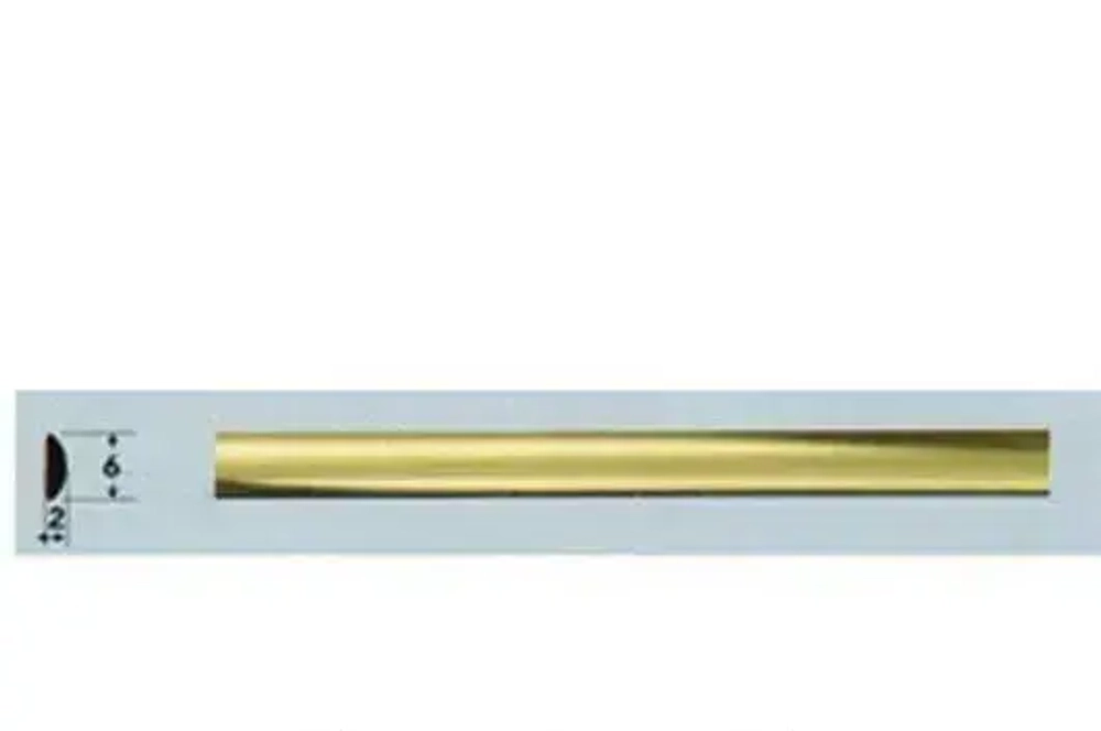 Молдинг декоративный для стен, самоклеящийся, гибкий, золото 5м/для мебели/для дверей