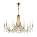 5063/10 CLASSIC ODL24 647 золото/прозрачный/металл/хрусталь Люстра E14 10х40W CAPEL