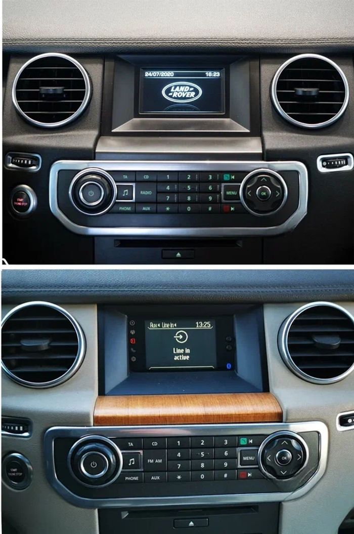 Магнитола для Land Rover Discovery 4 2009-2016 (взамен 5" экрана или монохрома) - Kuberg монитор 12.3" в стиле MERCEDES на Android 13, Быстрая, CarPlay, 4G SIM-слот
