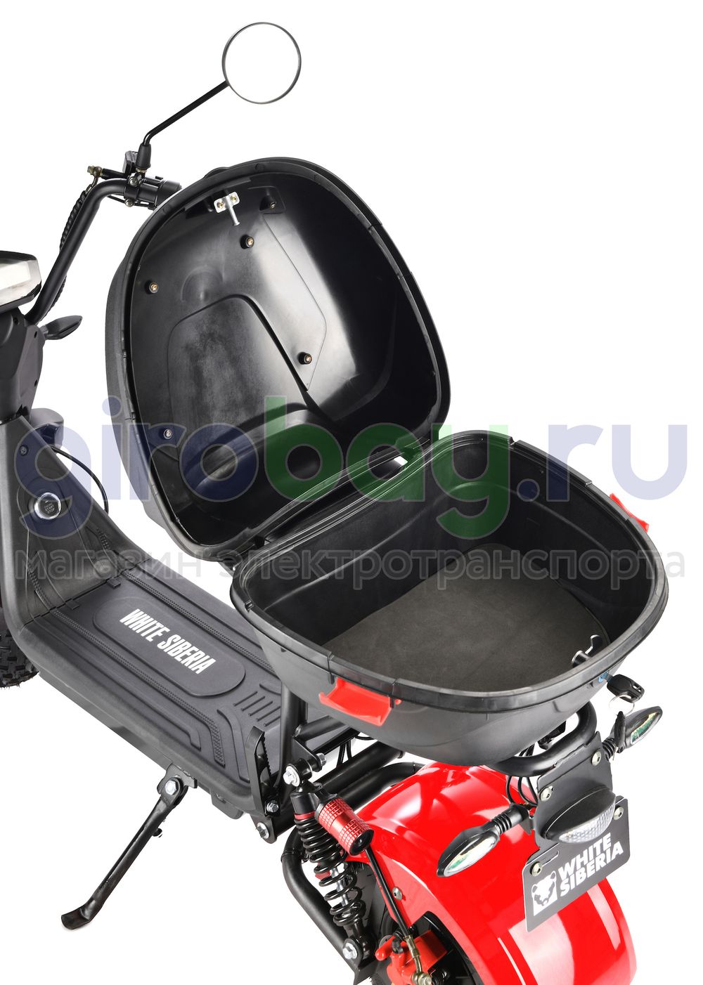 Электроскутер WHITE SIBERIA MINI R 1200w 2.0 - Красный фото 24 фото №26